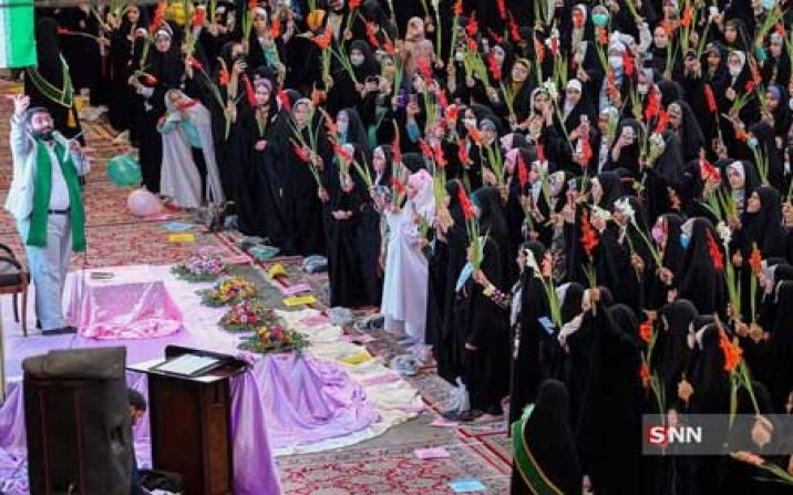 اجتماع بزرگ دختران فاطمی در قم برگزار شد اجتماع بزرگ دختران فاطمی در قم برگزار شد